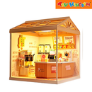 Dreamy Bay-Scene DIY Miniature House Kit - Milk Tea Shop