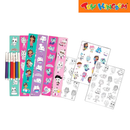 Gabby's Dollhouse Tattoos & Sticker Set