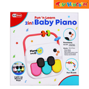 KidShop Fun 'n Learn 2-in-1 3-Key Baby Piano