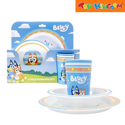 Totsafe Bluey 3-Piece Dishware Set