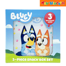 Totsafe Bluey 3-Piece Snack Box Set