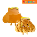 Glamfetti Critter Pals Mini Notebook Croissant
