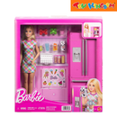 Barbie Fridge with Doll & Accessories