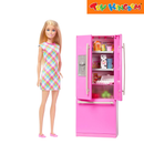 Barbie Fridge with Doll & Accessories