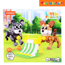 COGO Little Friends Playful Puppies 369pcs Building Block Set