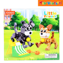COGO Little Friends Playful Puppies 369pcs Building Block Set