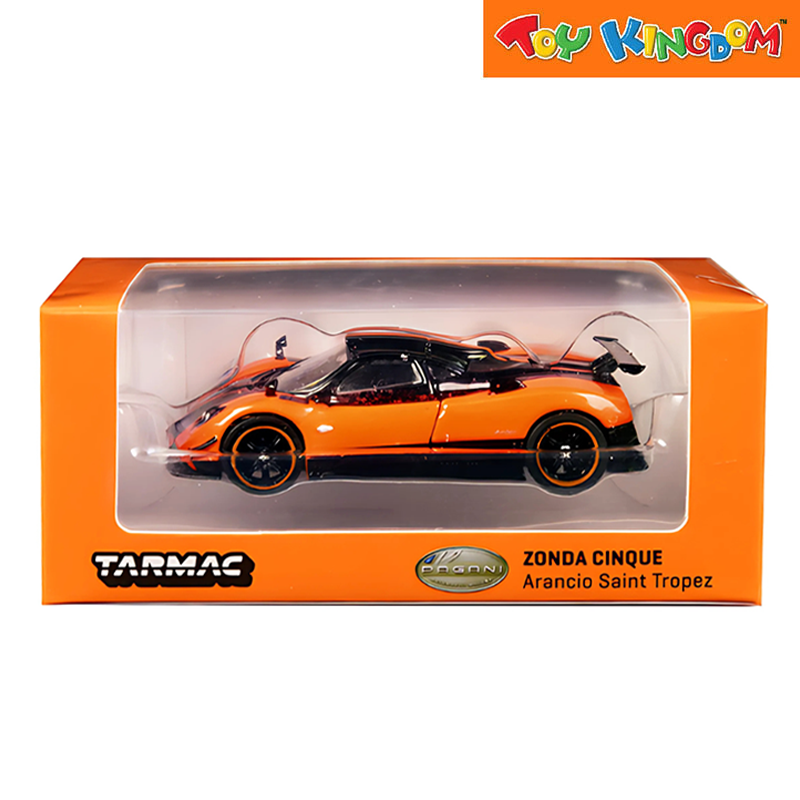 Tarmac Works Pagani Design Zonda Cinque Aranco Saint Tropez Car Model