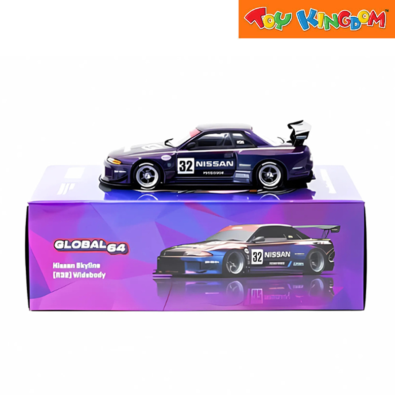 Tarmac Works Nissan Skyline R32 Widebody Car Model