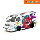 Tarmac Works Toyota Hiace Wagon Custom Coca Cola Delivery Van Car Model