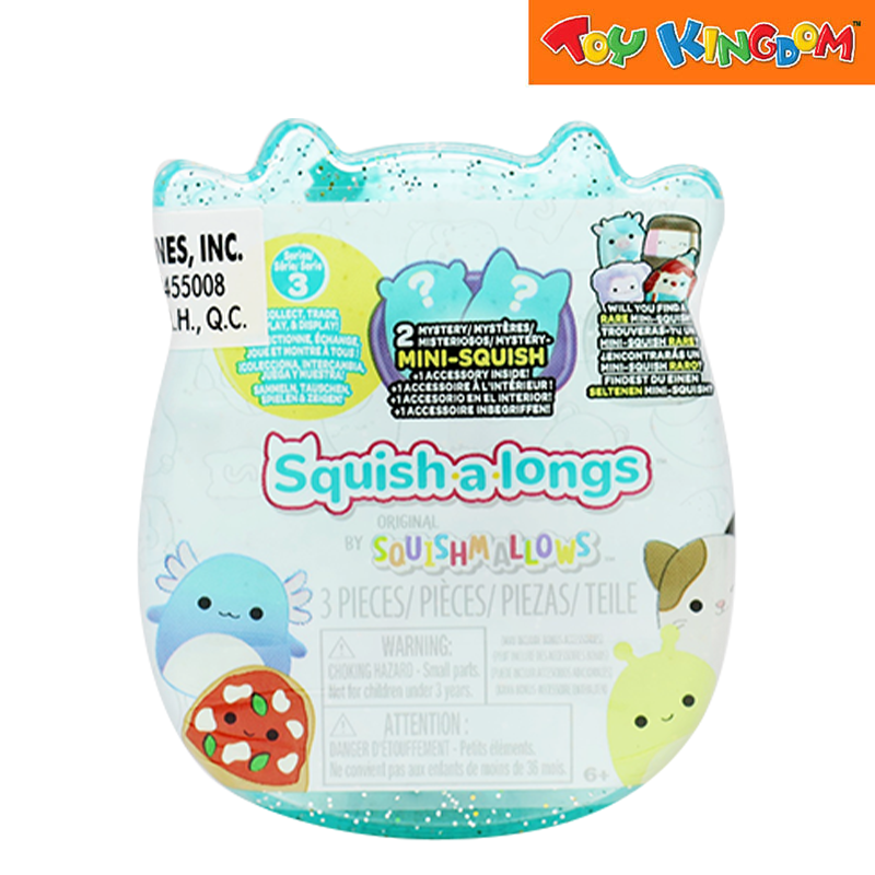 Squishmallows Squish A Longs 2pcs Mystery Mini Squish Figures