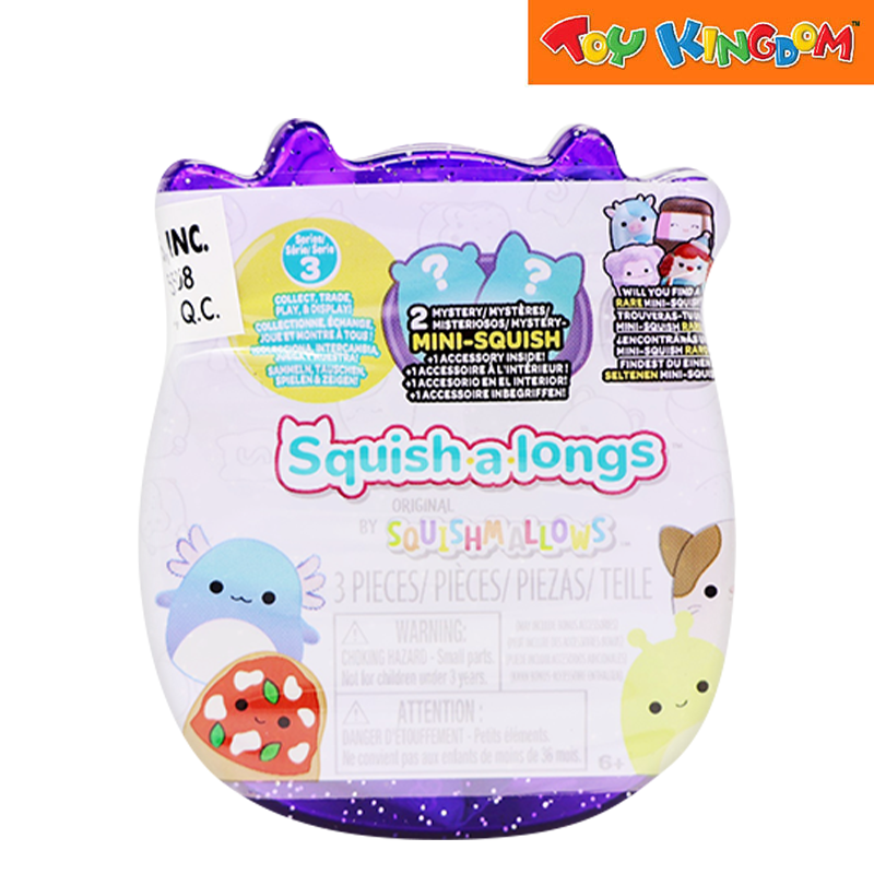 Squishmallows Squish A Longs 2pcs Mystery Mini Squish Figures