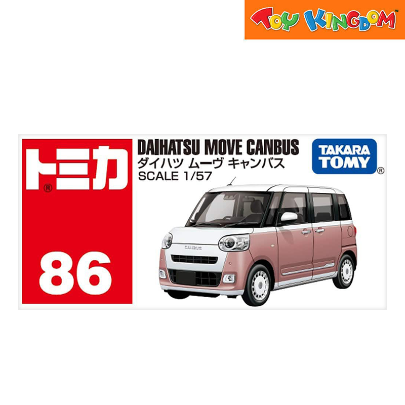 ミニカー Daihatsu move JAN 2025 #86 1st version Daihatsu Move Canvas TOMICA TOMY