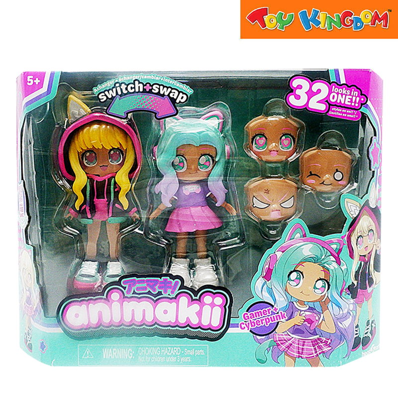 Animakii Switch + Swap Doll Set