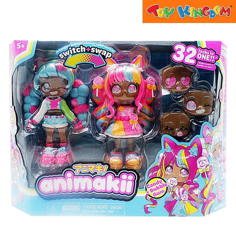 Animakii Switch + Swap Doll Set