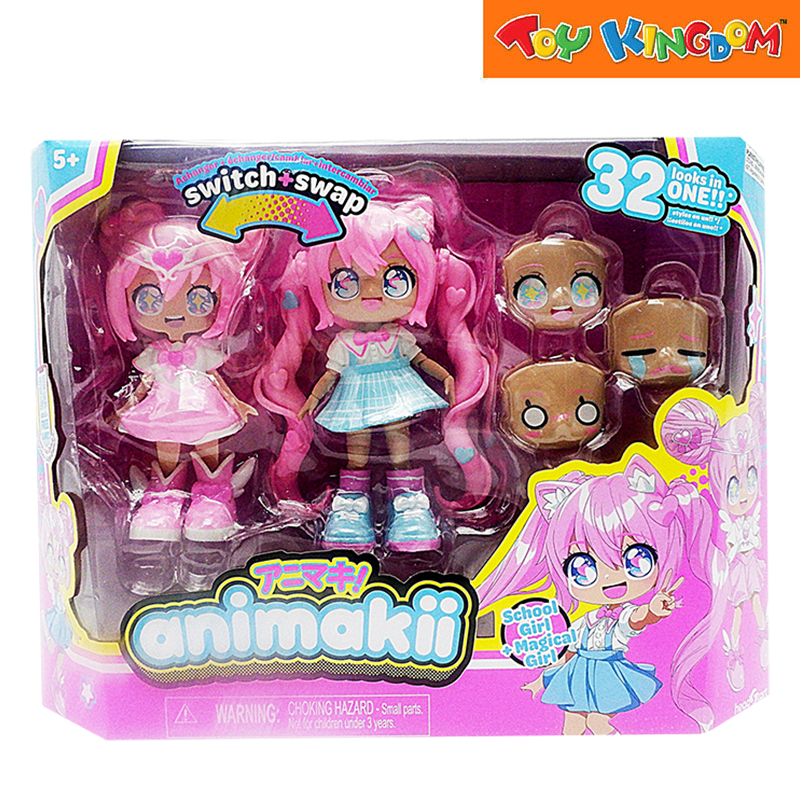 Animakii Switch + Swap Doll Set