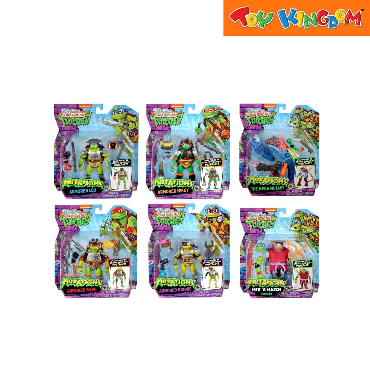 Tales of the Teenage Mutant Ninja Turtles Mutations Mix 'N Match