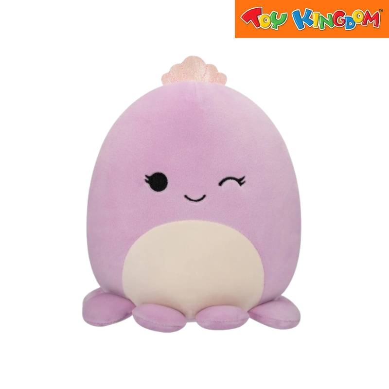 Squishmallows Violet The Purple Octopus With Crown Plush