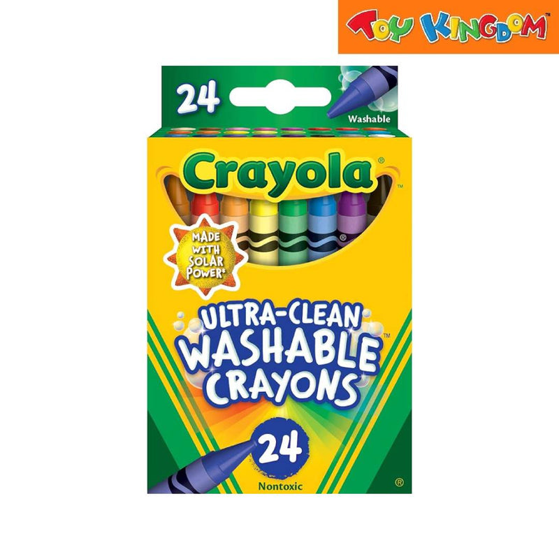 Crayola Ultra-Clean 24 pcs Washable Crayons