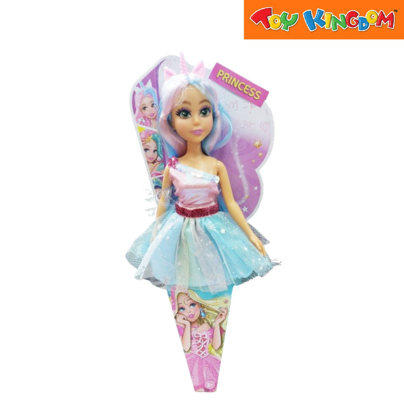 Dreameez Live your dreams Princess Doll With Blue Hair
