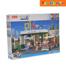 Sluban Town City Scene Gas Station Bricks Set
