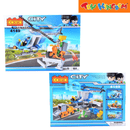 Cogo City Police Helicopter Building Blocks