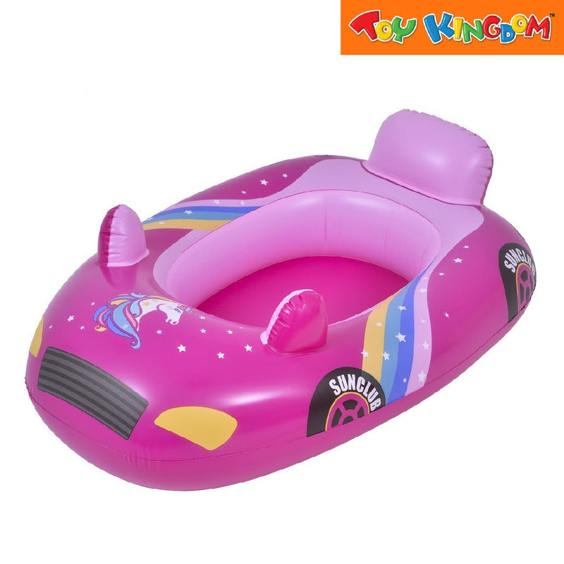 Jilong Kids Boat Pink 34 x 24 inch Inflatable Pool Ride-On