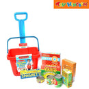 Melissa & Doug Fill & Roll Grocery Basket Playset