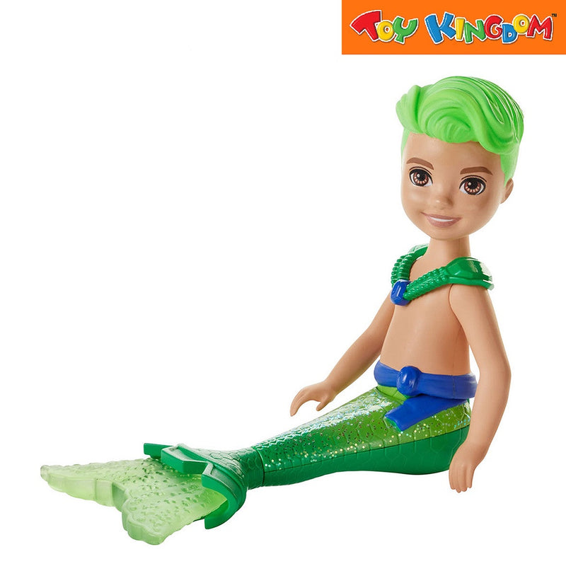 Barbie Dreamtopia Chelsea Green Hair and Tail Merboy Doll