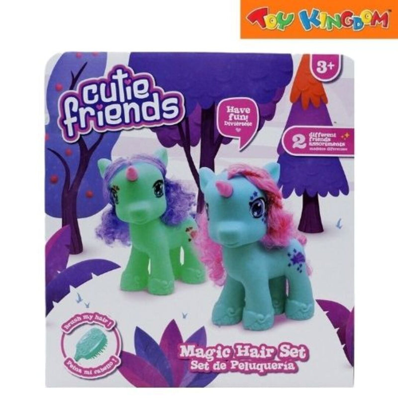 Happy Line Cutie Friends Pink Unicorn Magic Hair Set