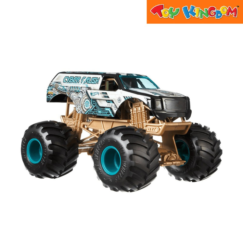 Hot Wheels Bash-Ups Monster Truck Cyber Crush 1:43 Scale Die-cast