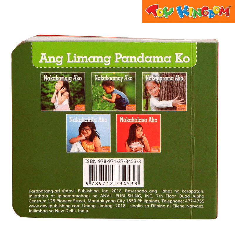 Ang Limang Pandama Ko: Nakadarama Ako Children's Book