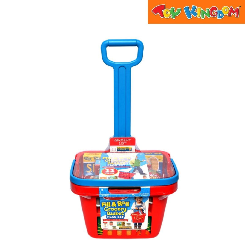 Melissa & Doug Fill & Roll Grocery Basket Playset