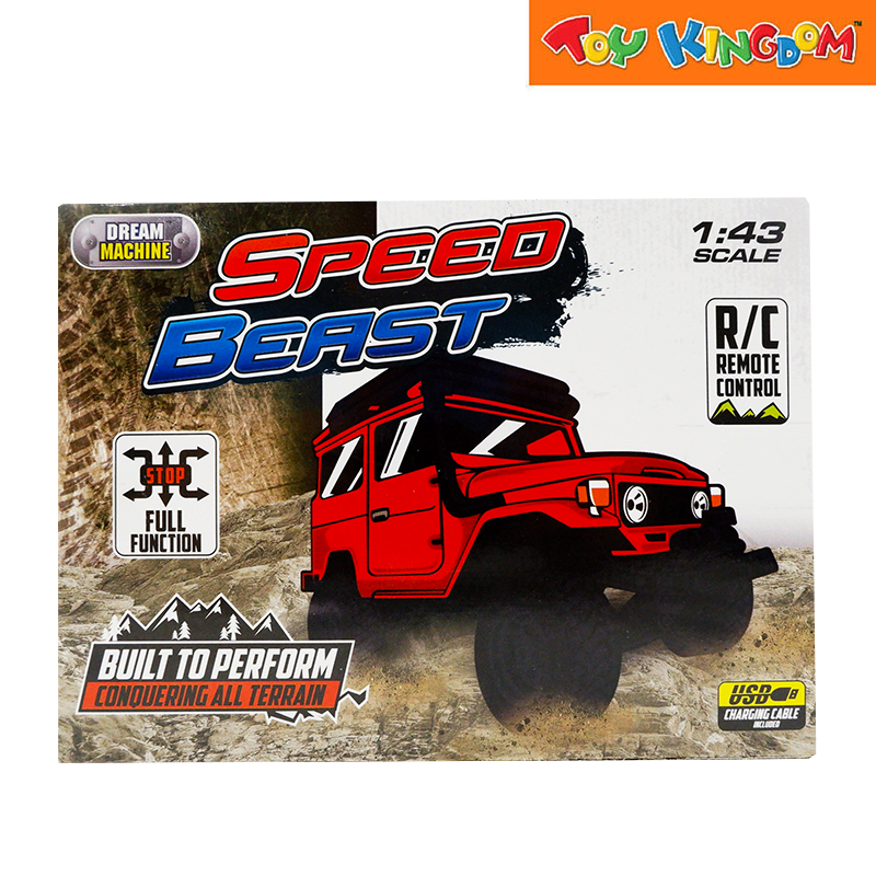 Dream Machine 1:43 RC Speed Beast E10 Red Die-cast