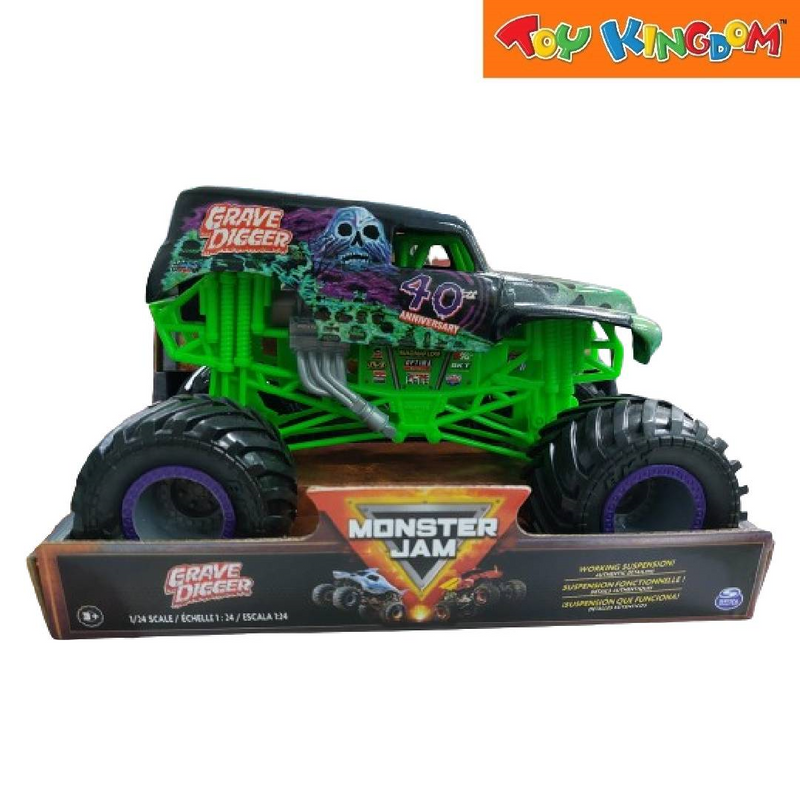 Monster Jam Grave Digger 1:24 Scale Monster Truck