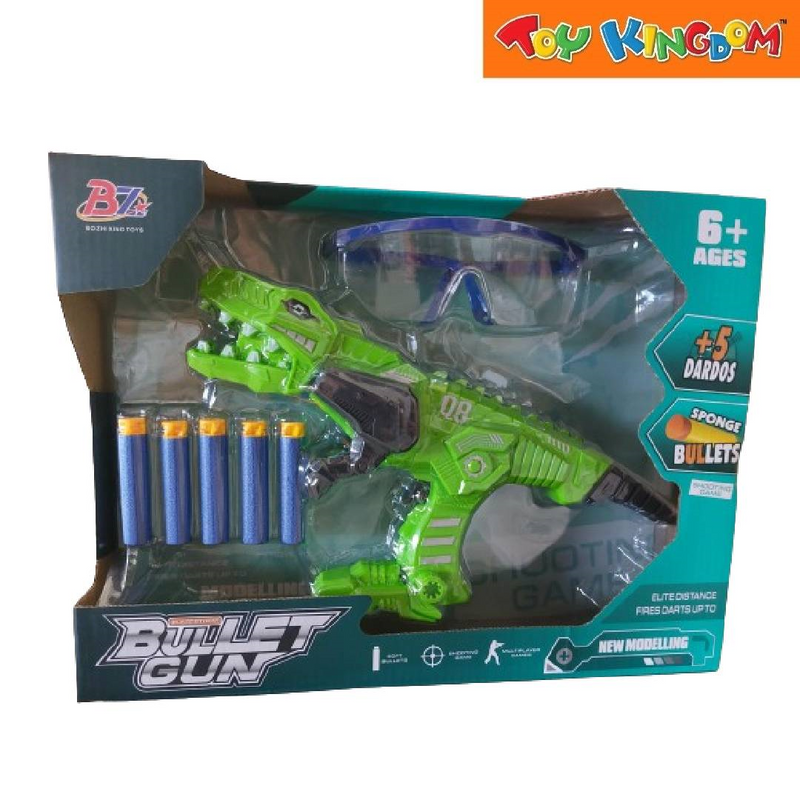 Dinosaur Soft Bullet Gun Green