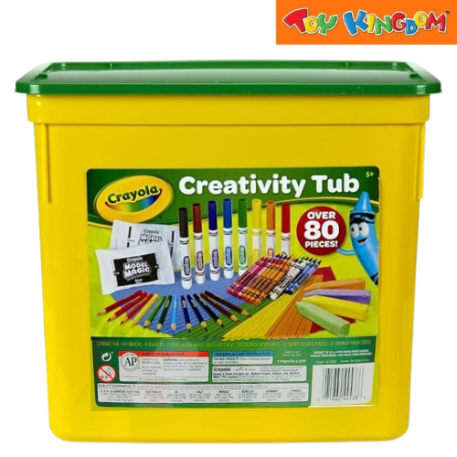 Crayola 80 Pcs Creativity Tub