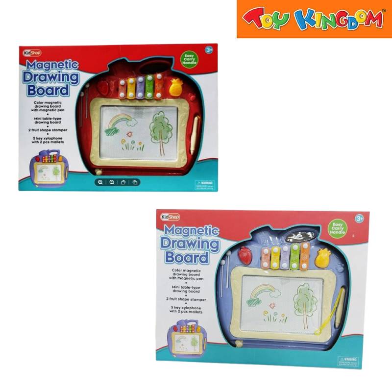 KidShop Magnetic Drawing Board With Xylophone