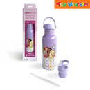 Zippies Lab Disney Princess Floral Plaid Purple 17 oz Tumbler