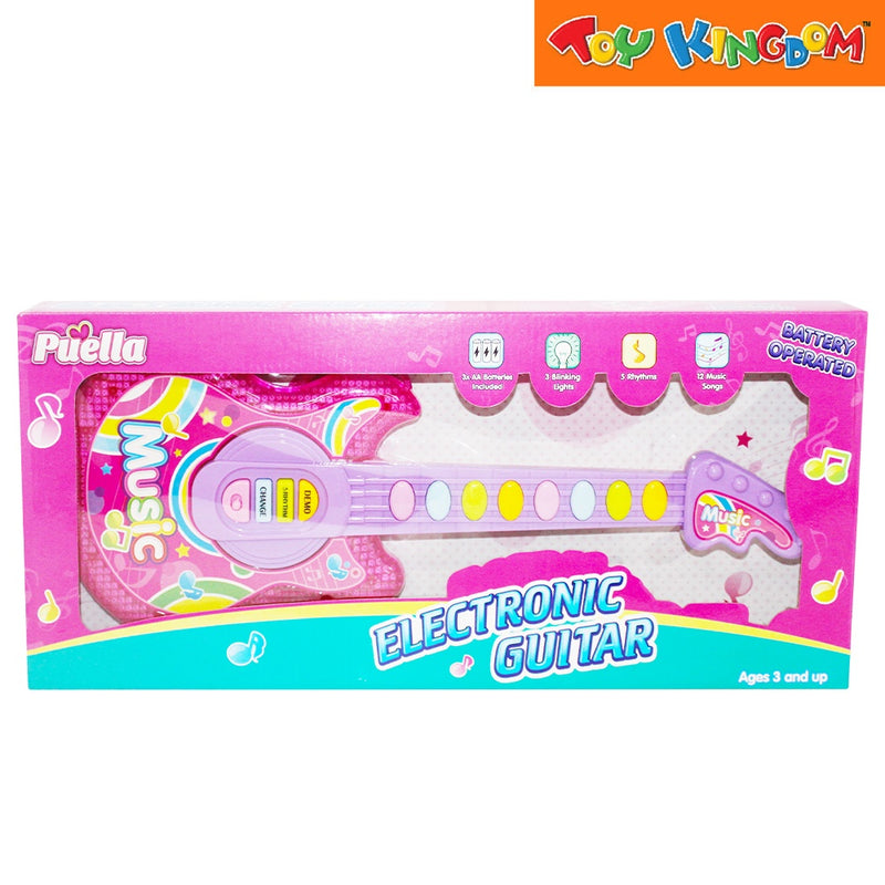Puella Pink Electronic Guitar