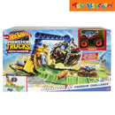 Hot Wheels Monster Trucks Arena Smashers Rhinomite Chargin' Challenge