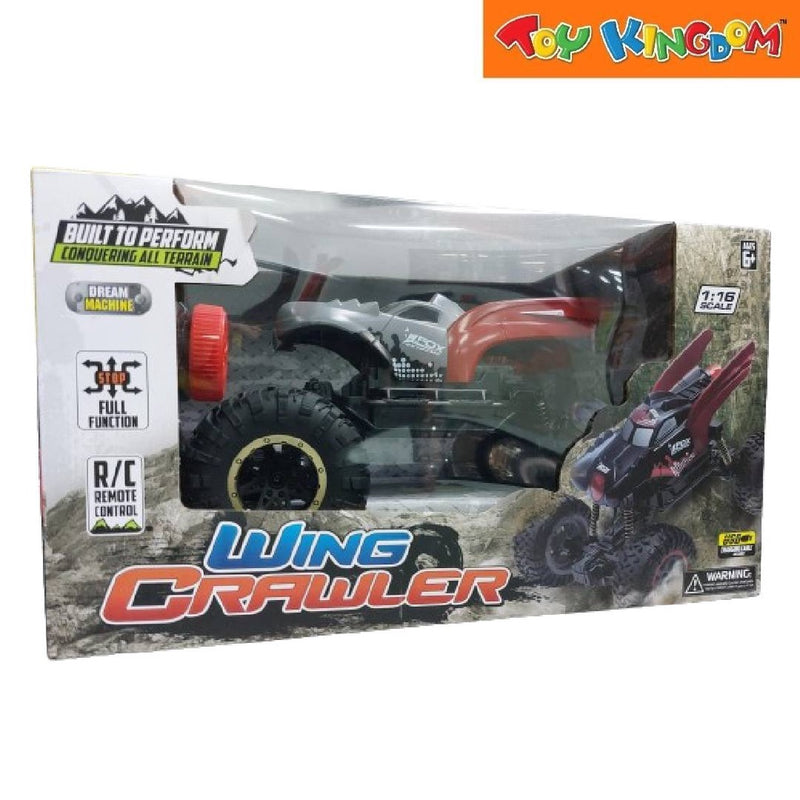 Dream Machine Built To Perform Conquering All Terrain RC Wing Crawler Vehicle