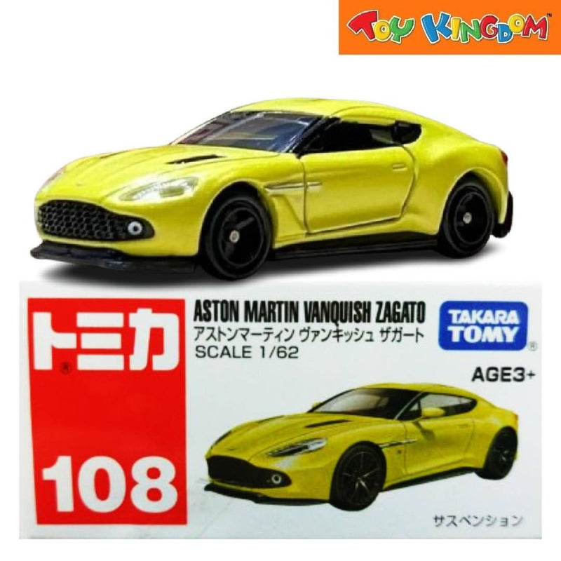 Tomica No. 108 Aston Martin Vanquish Zagato Die-cast