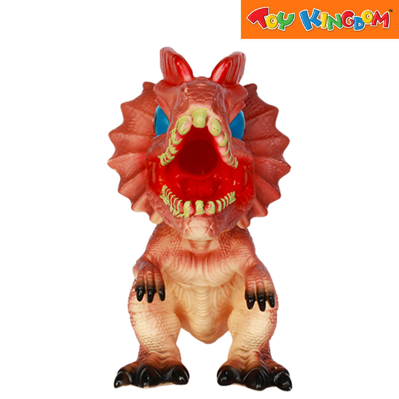 Stomp and Chomp Dilophosaurus Red Dino Figure