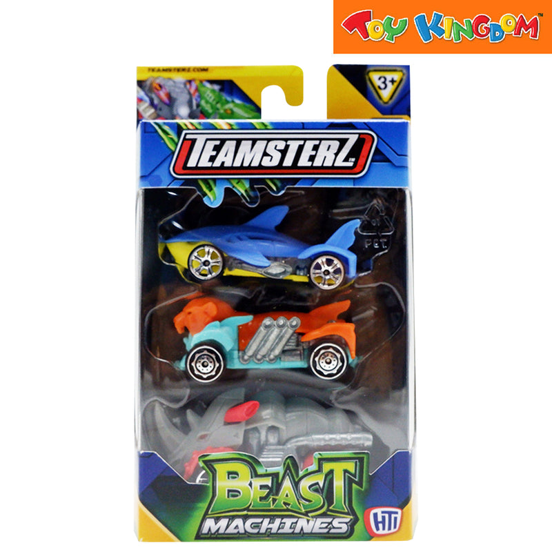 Teamsterz Beast Machines Shark Blue 3 Pack Vehicles