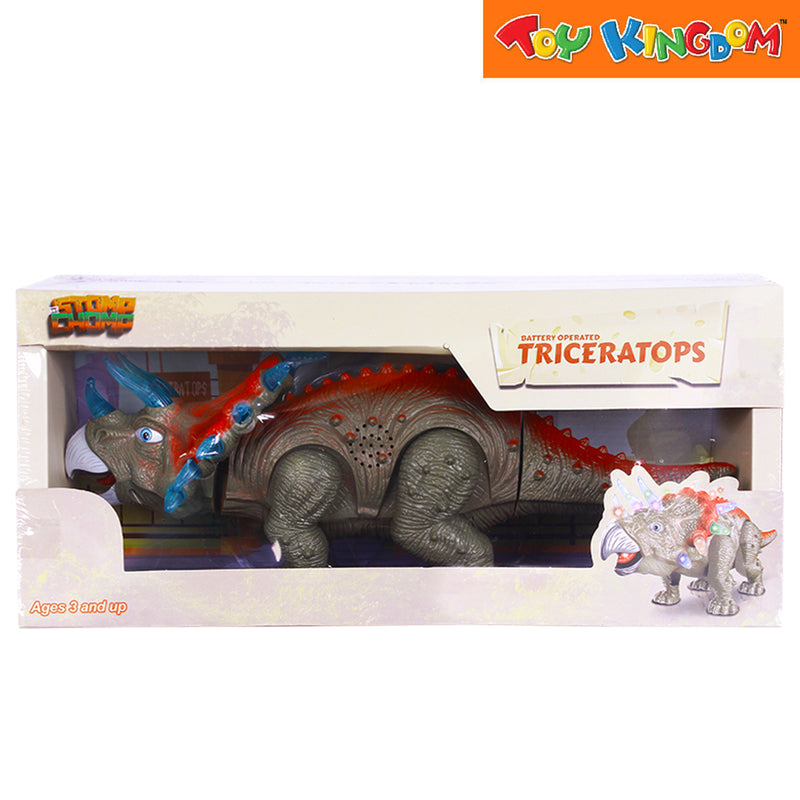 Stomp and Chomp Triceratops B/O Dino Figure