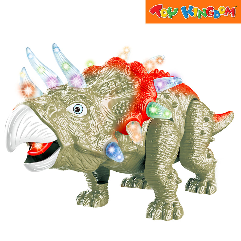 Stomp and Chomp Triceratops B/O Dino Figure