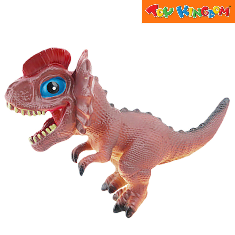 Stomp and Chomp Dilophosaurus Red Dino Figure