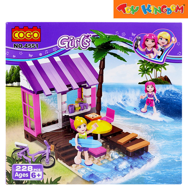 Cogo No. 4551 Girls 228 Pcs Blocks