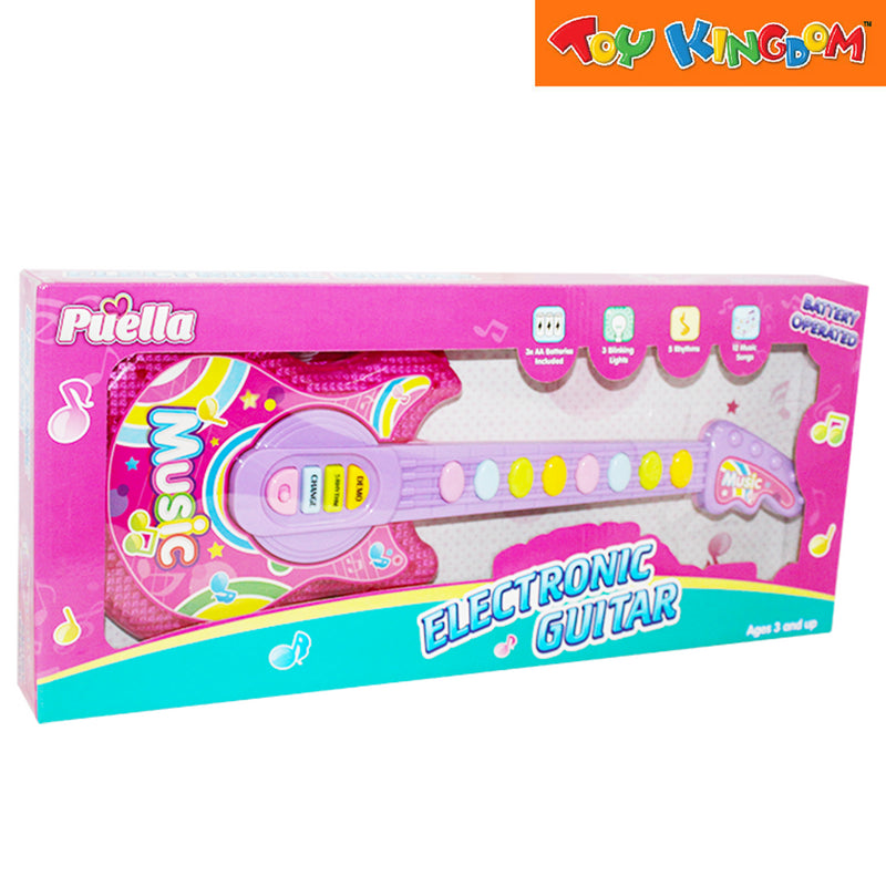Puella Pink Electronic Guitar
