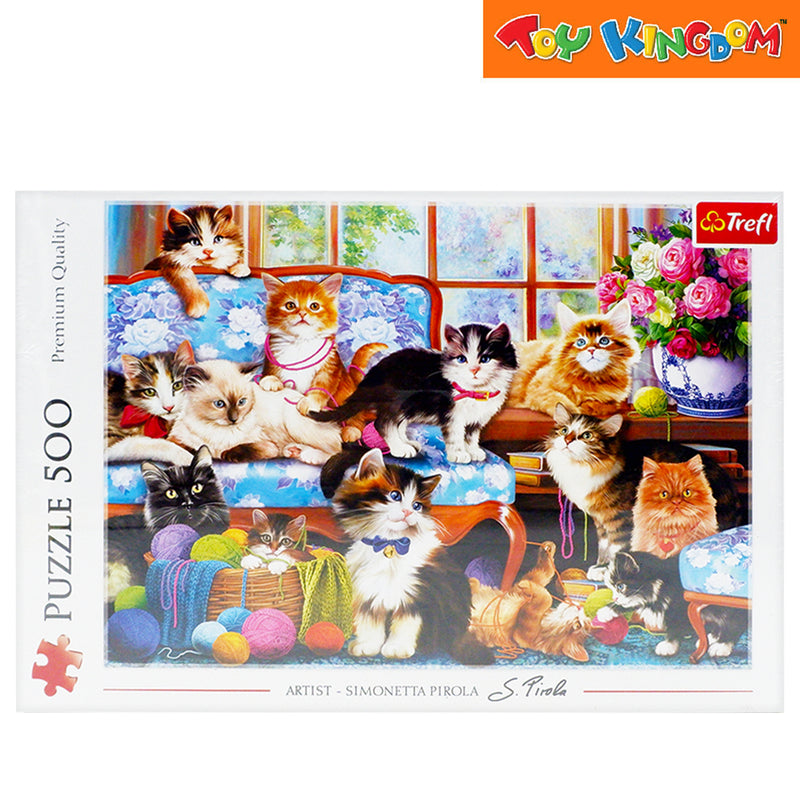 Trefl Cat Family Jigsaw Puzzles  500pcs